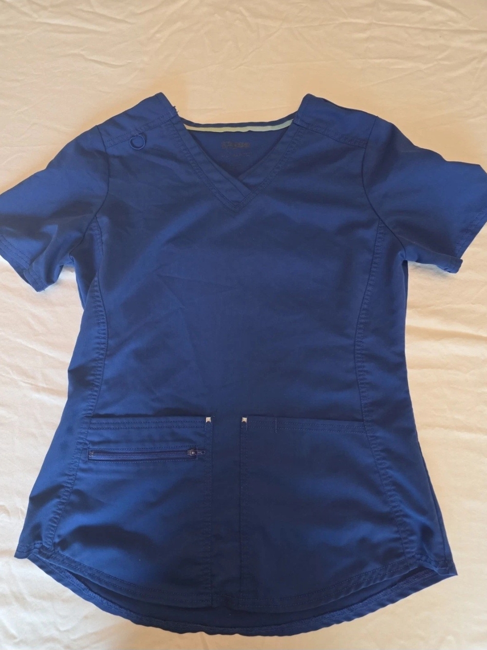 Scrubstar Ultimate Women's V-Neck Scrub Top Royal Blue Size M